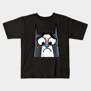 Sad Cat Kids T-Shirt